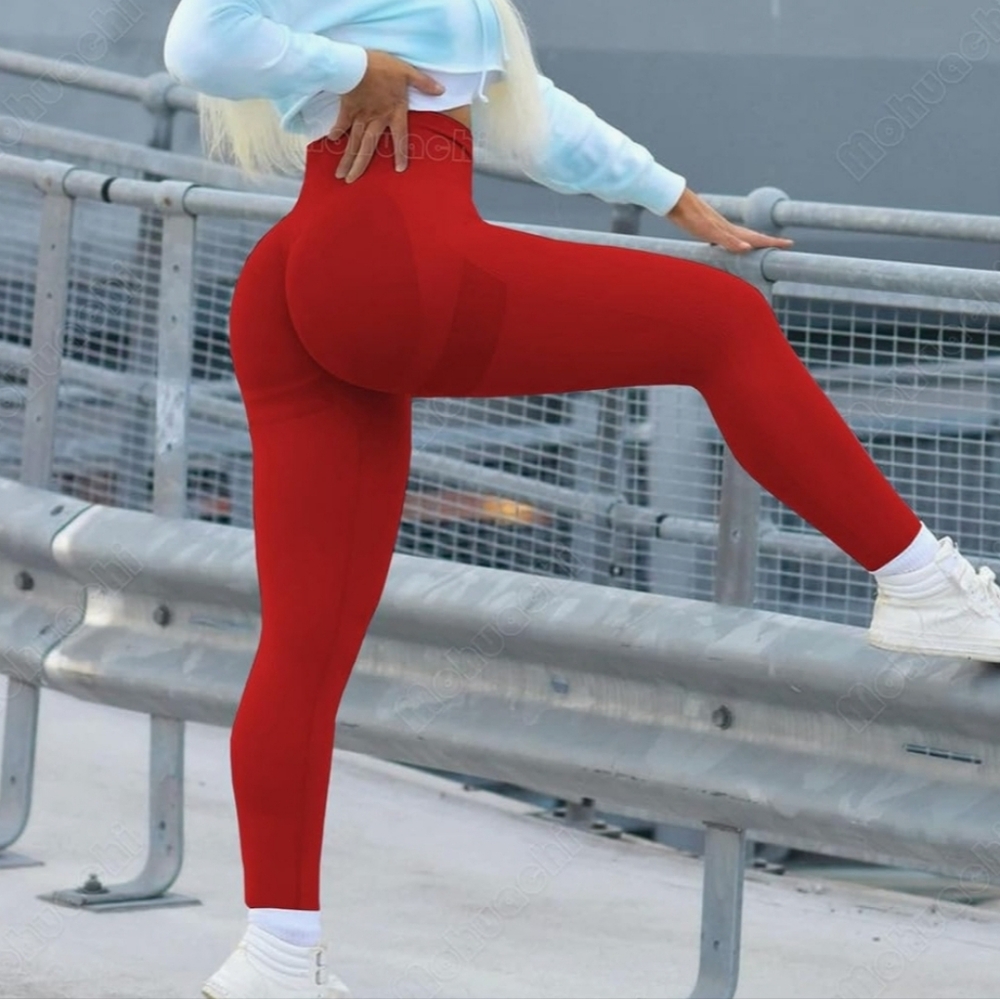 Women Scrunch Butt Lifting Leggings for Women Seamless High Waisted Workout Yoga
